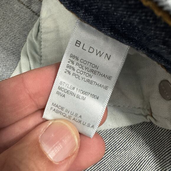 Baldwin Moder Slim Men’s NWT 33/32 Made In USA - Picture 6 of 11